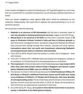 Official Statement from the SEBI Chief: Refuting Malicious Claims and Ensuring Integrity Official Statement from the SEBI Chief: Refuting Malicious Claims and Ensuring Integrity