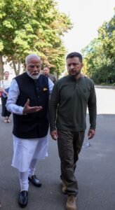 Indian Prime Minister Narendra Modi’s Historic Visit to Kyiv for Talks with President Zelenskiy