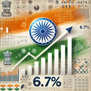 India’s Q1 GDP Growth Slows to 6.7%, Missing Expectations