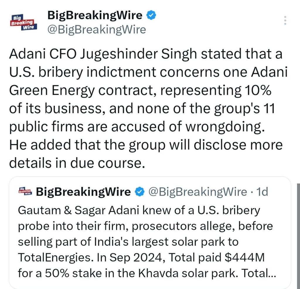 Gautam Adani, Sagar Adani Summoned by U.S. SEC in US Bribery Case, Given 21 Days to Respond