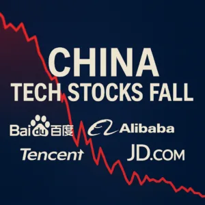 China Tech Stocks Fall After Nvidia Faces Setback from US Export Rules