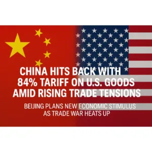 China Hits Back with 84% Tariff on U.S. Goods Amid Rising Trade Tensions